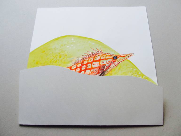 Original Fish Painting by Helena Kaori Maeda