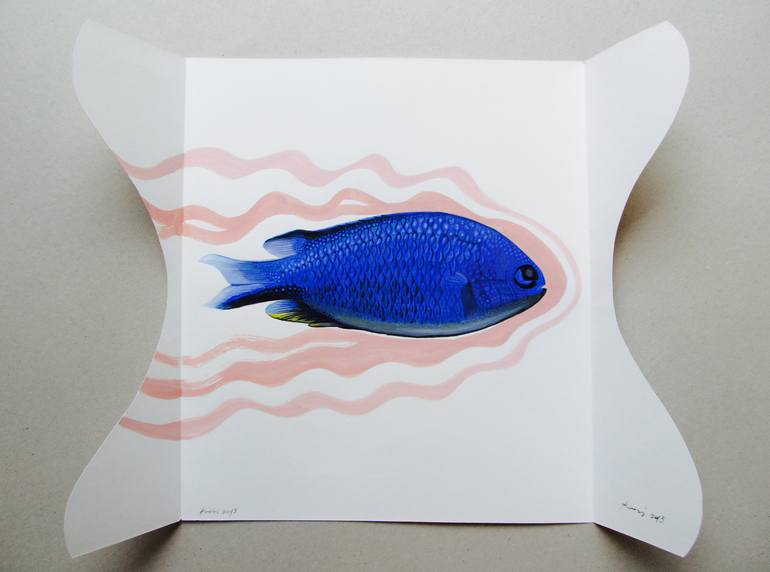 Original Fish Painting by Helena Kaori Maeda