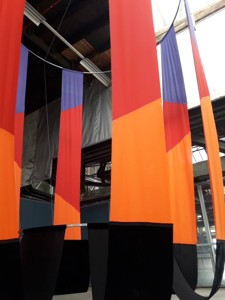 Original Abstract Installation by Helena Kaori Maeda