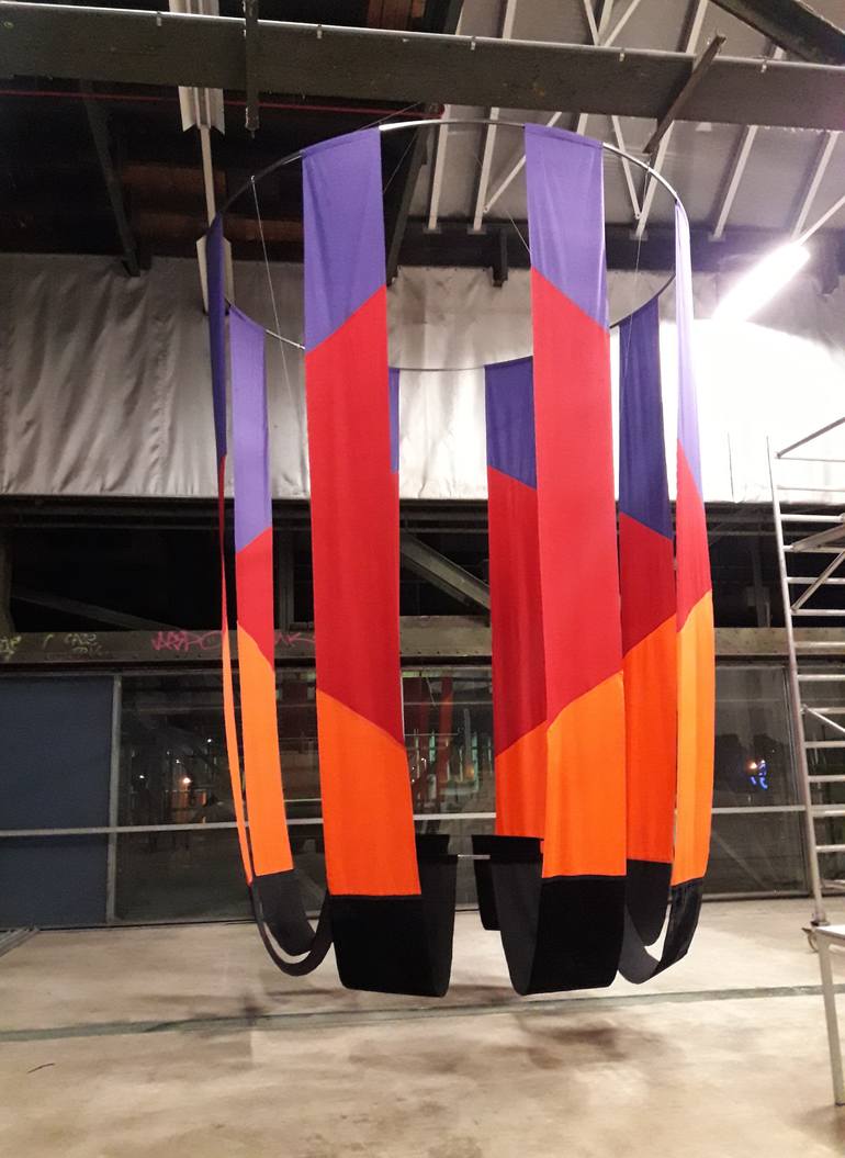 Original Abstract Installation by Helena Kaori Maeda