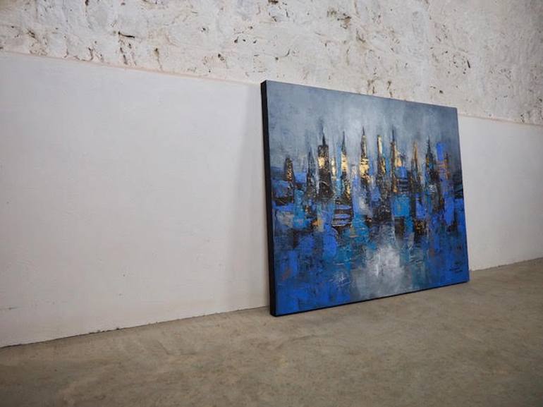 Original Cities Painting by Kalpana Soanes