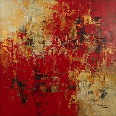 Original Abstract Expressionism Love Paintings by Kalpana Soanes
