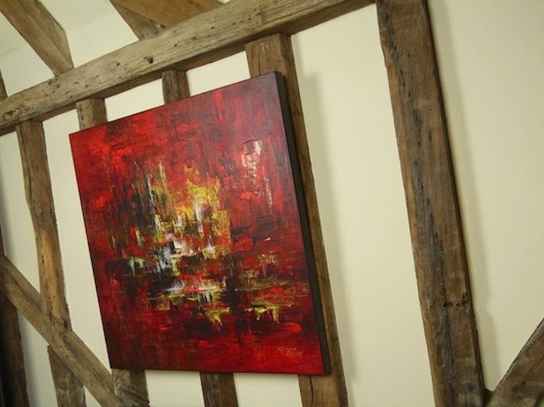 Original Conceptual Abstract Painting by Kalpana Soanes