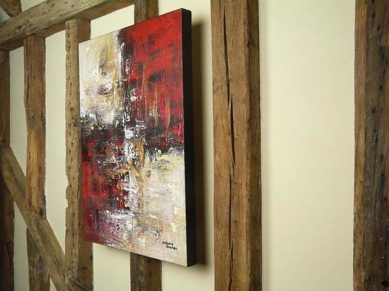 Original Abstract Expressionism Abstract Painting by Kalpana Soanes