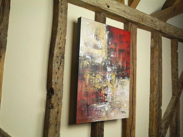 Original Abstract Expressionism Abstract Painting by Kalpana Soanes