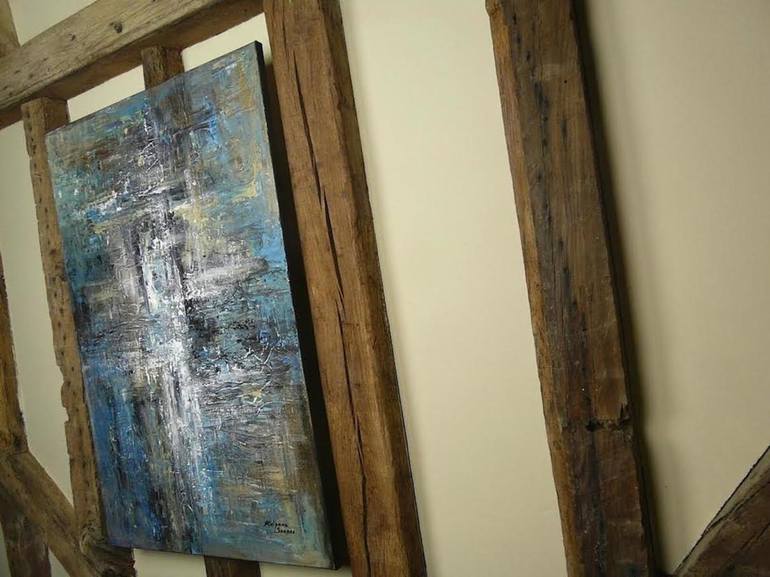 Original Abstract Expressionism Abstract Painting by Kalpana Soanes