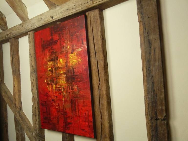 Original Expressionism Abstract Painting by Kalpana Soanes