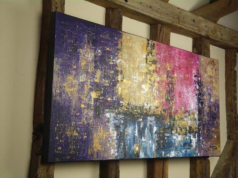 Original Abstract Expressionism Abstract Painting by Kalpana Soanes