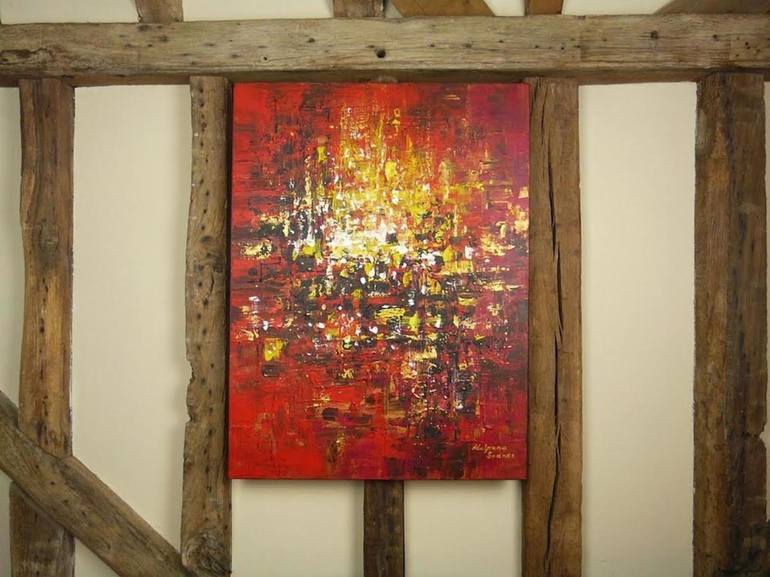 Original Modern Abstract Painting by Kalpana Soanes