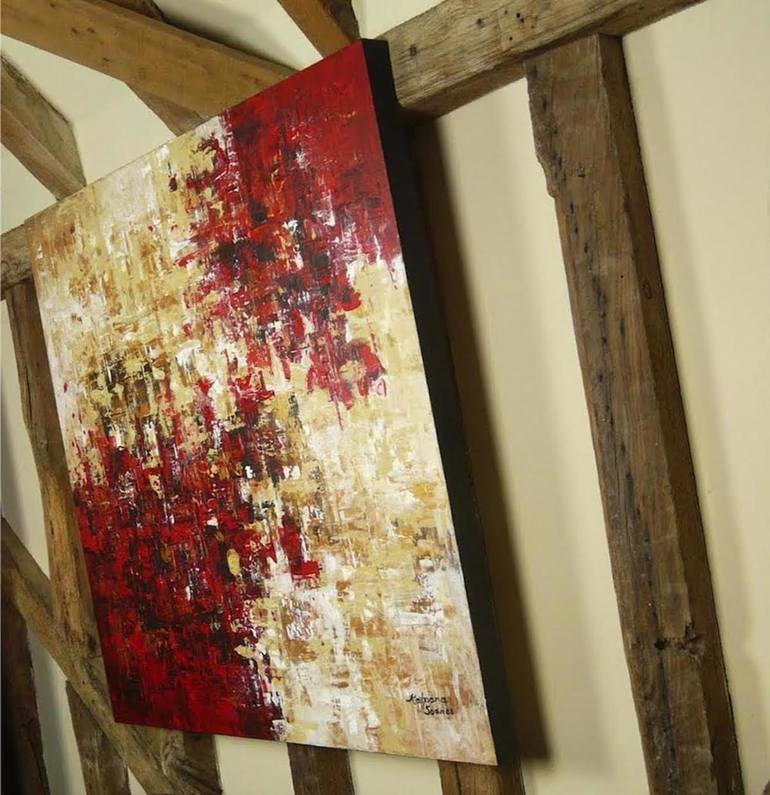 Original Abstract Expressionism Abstract Painting by Kalpana Soanes