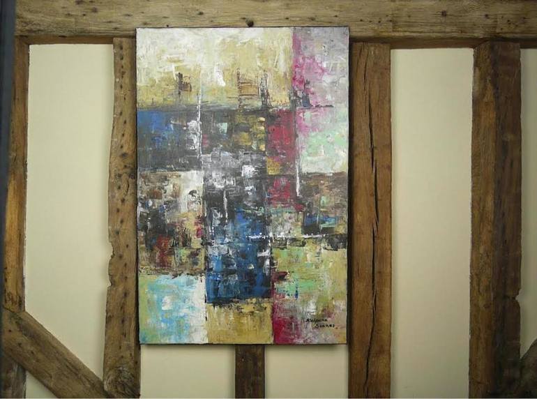 Original Fine Art Abstract Painting by Kalpana Soanes