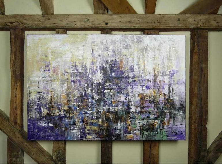 Original Fine Art Abstract Painting by Kalpana Soanes