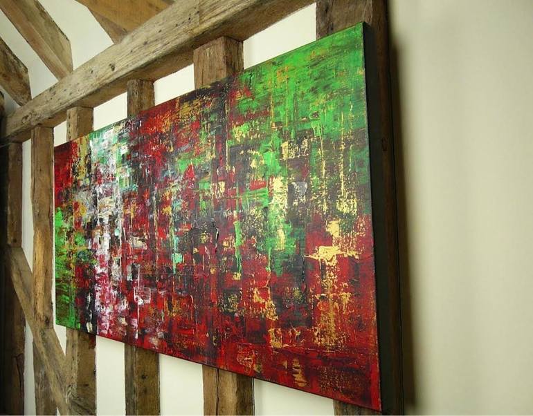 Original Fine Art Abstract Painting by Kalpana Soanes