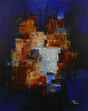 Original Abstract Expressionism Abstract Paintings by Kalpana Soanes