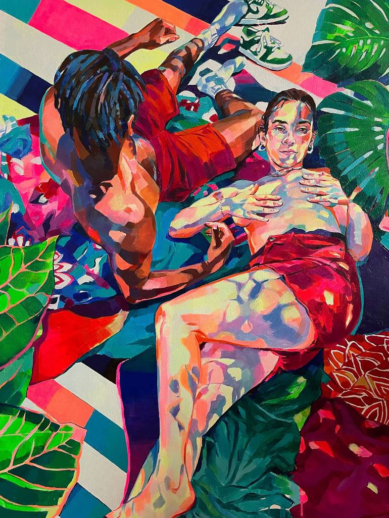 Original Contemporary Body Painting by Joanna Pilarczyk