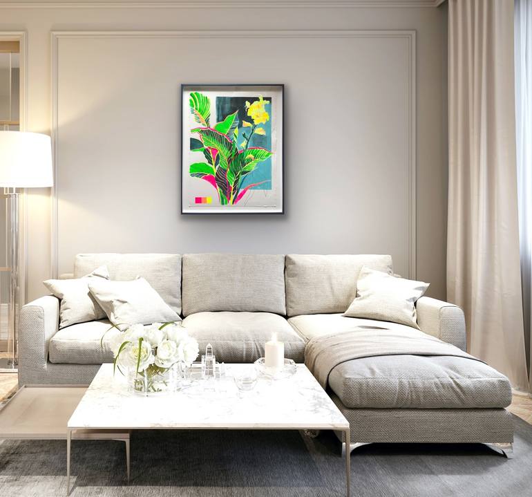 Original Contemporary Botanic Painting by Joanna Pilarczyk