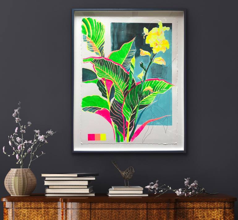 Original Contemporary Botanic Painting by Joanna Pilarczyk