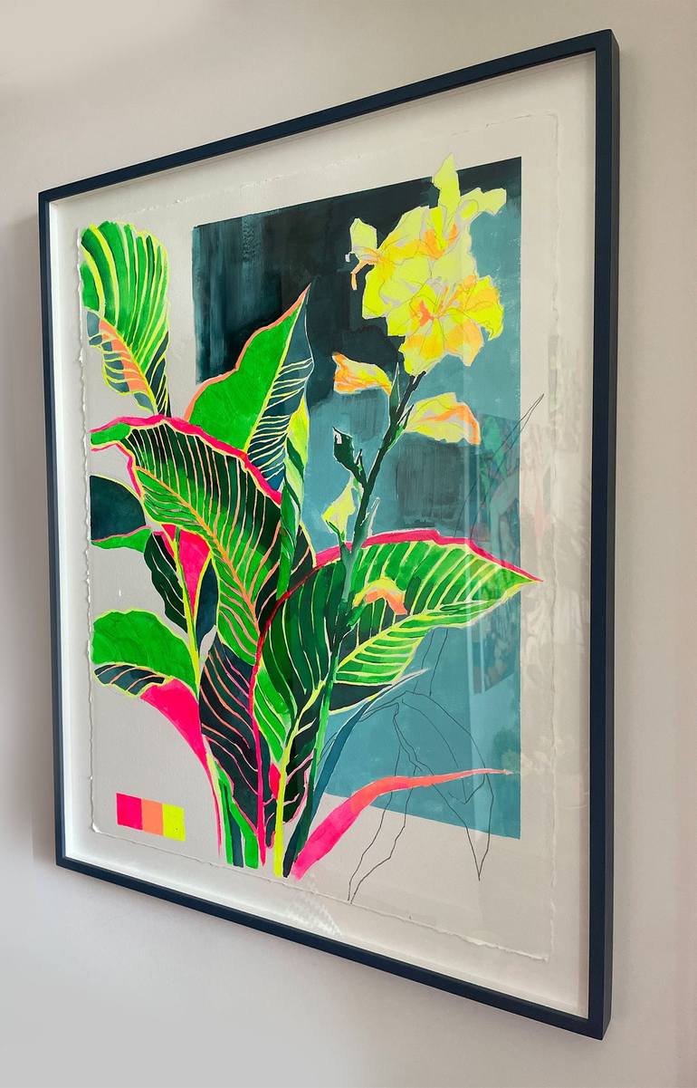 Original Contemporary Botanic Painting by Joanna Pilarczyk