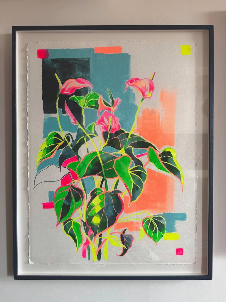 Original Contemporary Floral Painting by Joanna Pilarczyk