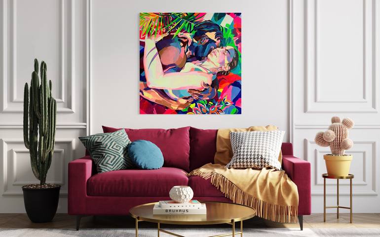 Original Love Painting by Joanna Pilarczyk