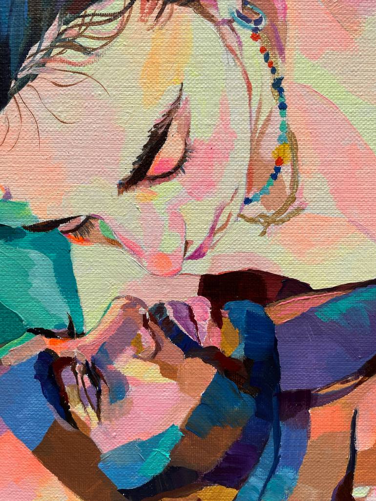 Original Contemporary Love Painting by Joanna Pilarczyk