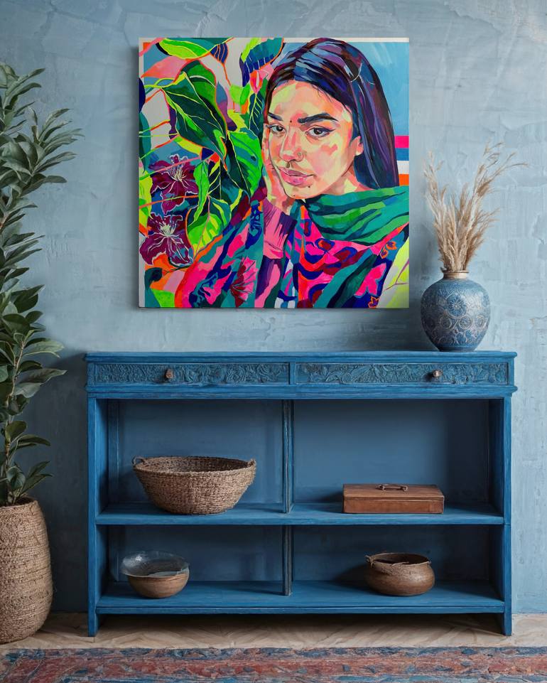 Original Figurative Women Painting by Joanna Pilarczyk