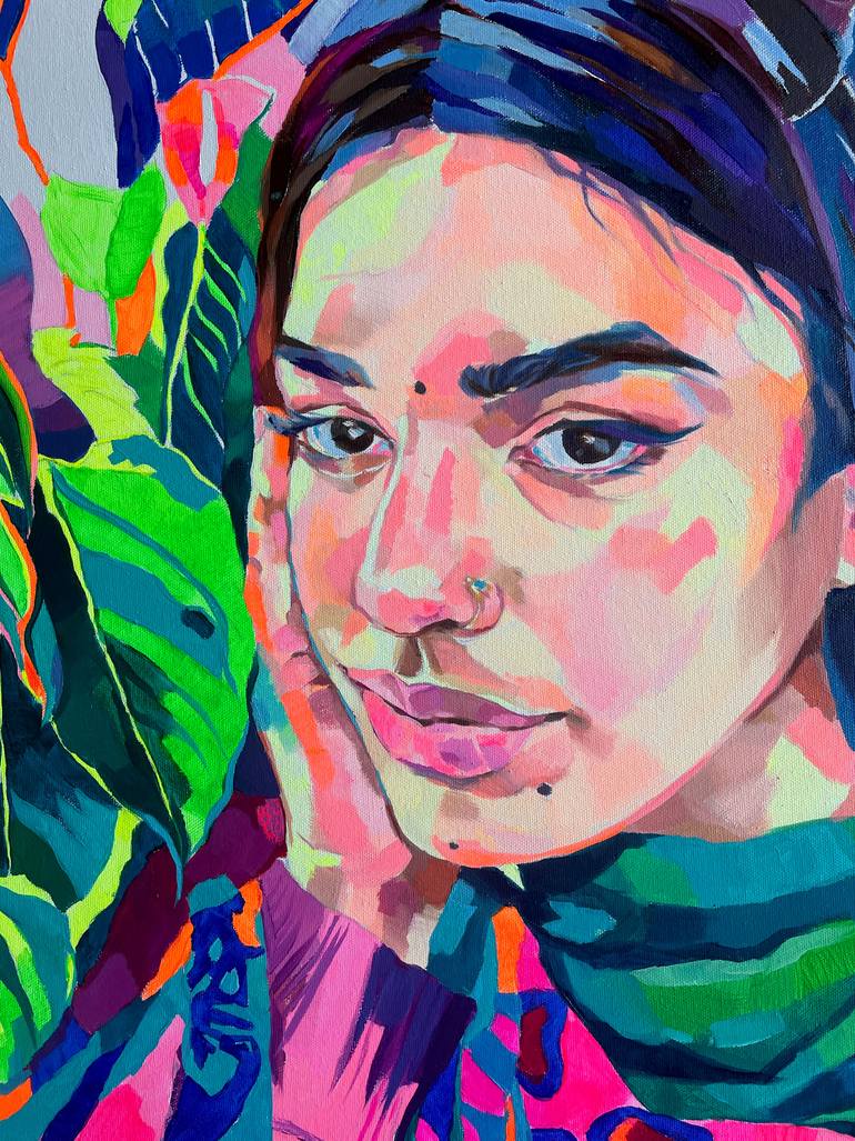 Original Figurative Women Painting by Joanna Pilarczyk