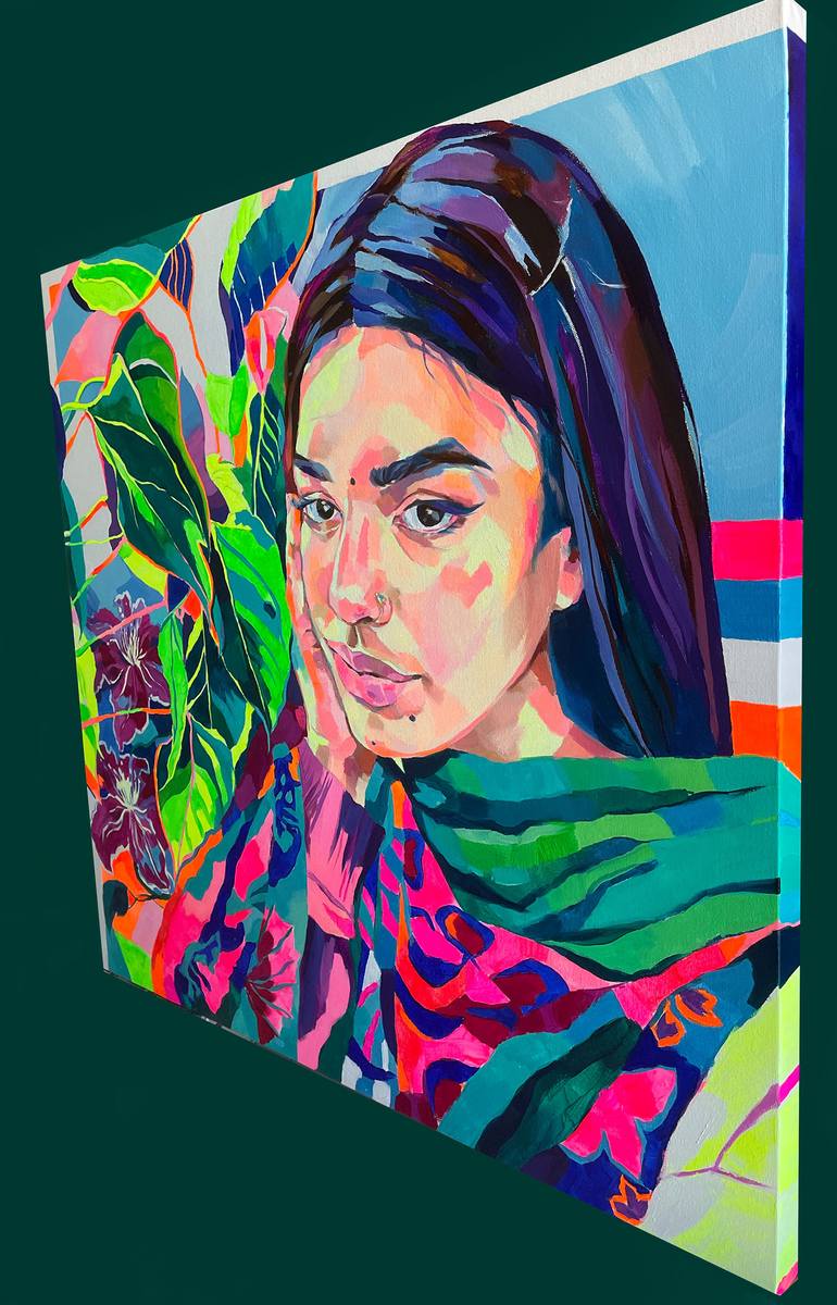 Original Figurative Women Painting by Joanna Pilarczyk