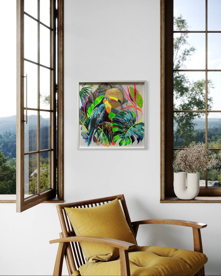 Original Expressionism Nature Painting by Joanna Pilarczyk