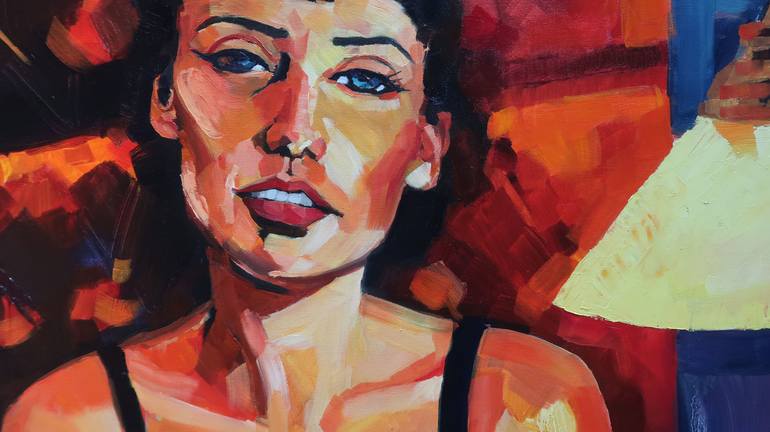 Original Figurative Portrait Painting by Joanna Pilarczyk