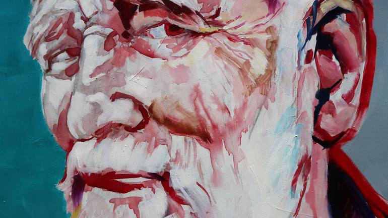 Original Figurative Portrait Painting by Joanna Pilarczyk