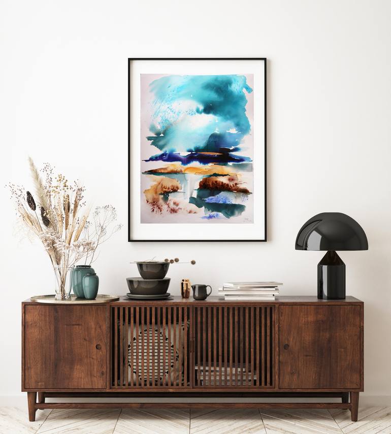 Original Abstract Painting by Joanna Pilarczyk