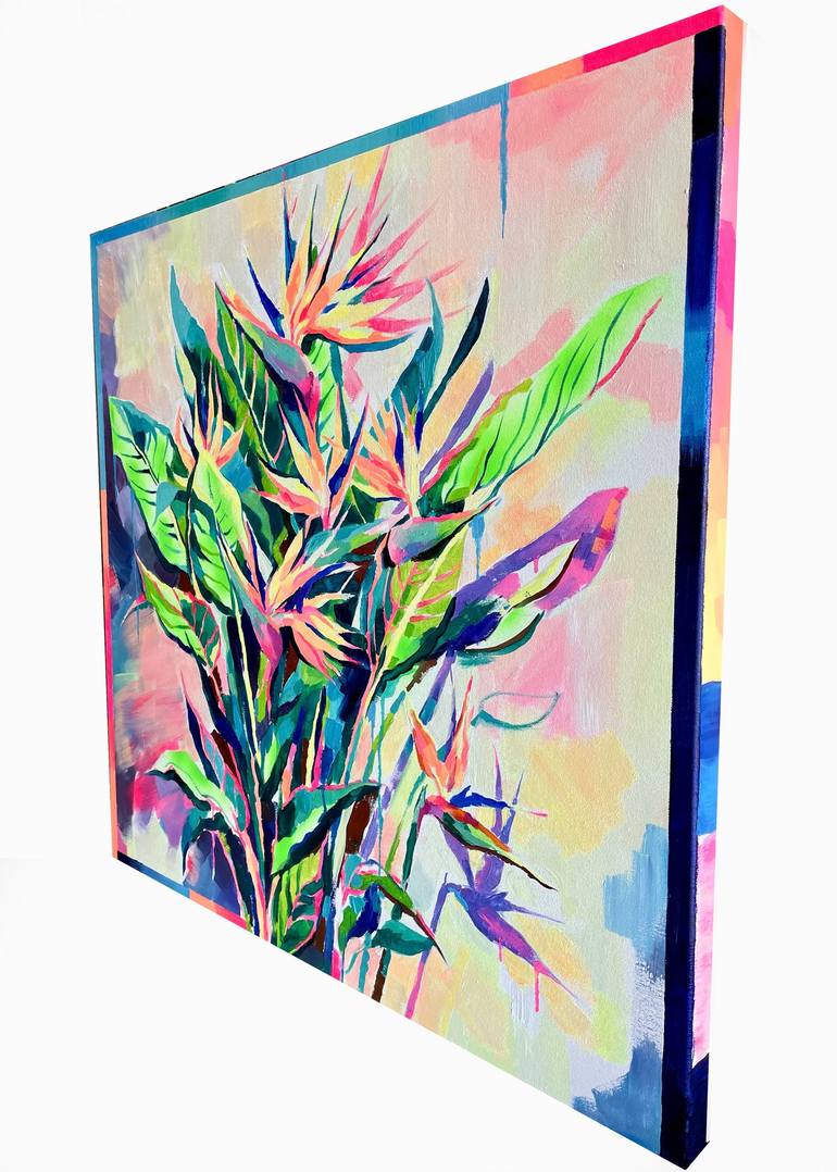 Original Expressionism Floral Painting by Joanna Pilarczyk
