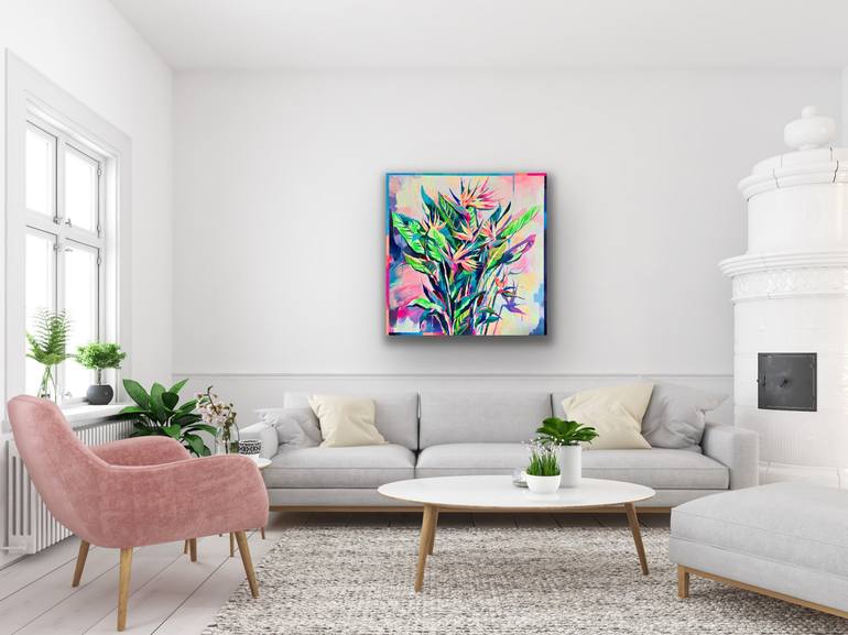 Original Expressionism Floral Painting by Joanna Pilarczyk