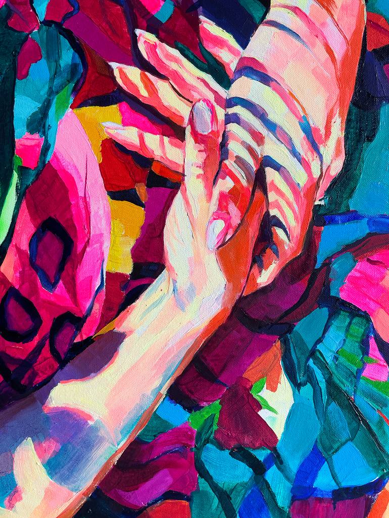 Original Figurative Body Painting by Joanna Pilarczyk