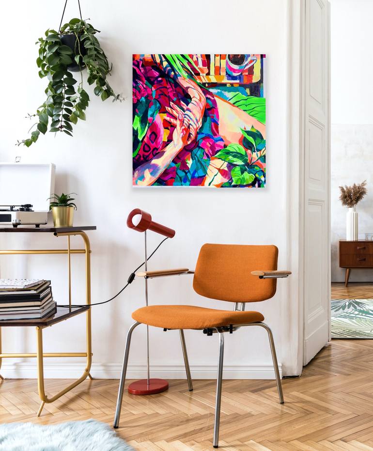 Original Figurative Body Painting by Joanna Pilarczyk