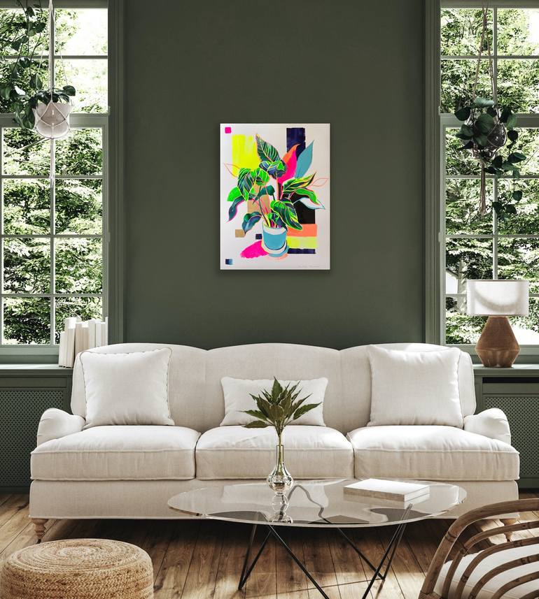 Original Floral Painting by Joanna Pilarczyk