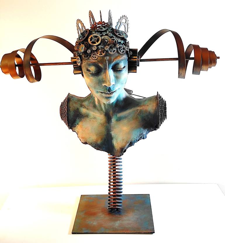 Original Contemporary Women Sculpture by Elena Kraft