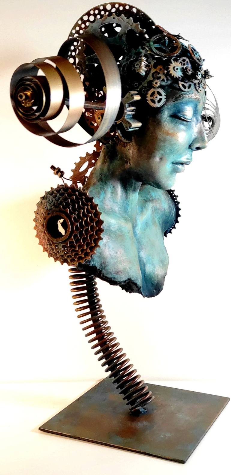 Original Contemporary Women Sculpture by Elena Kraft