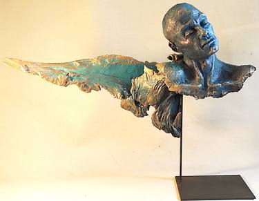 Original Contemporary Men Sculpture by Elena Kraft