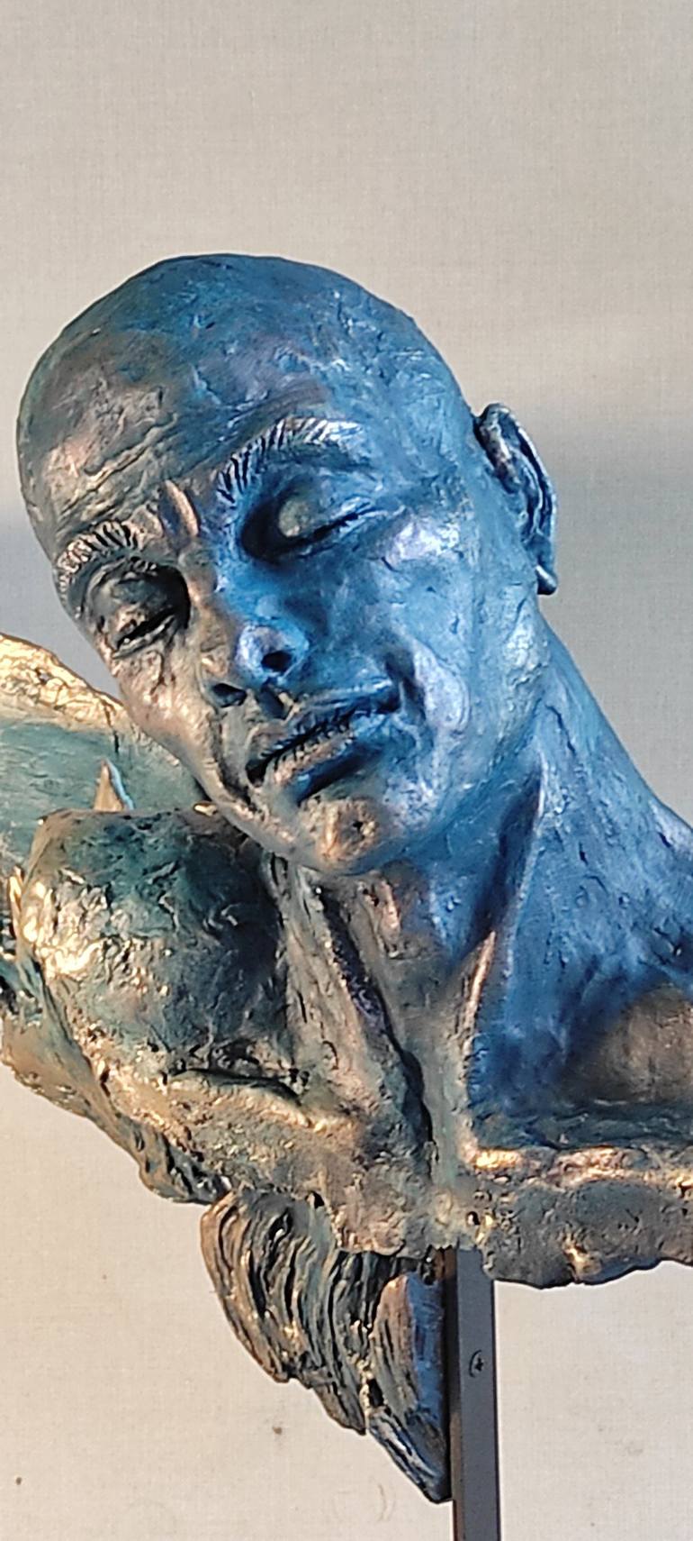 Original Contemporary Men Sculpture by Elena Kraft