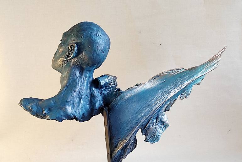 Original Contemporary Men Sculpture by Elena Kraft