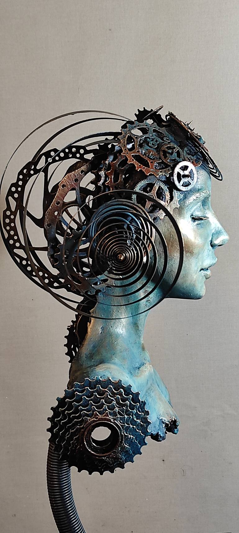 Original Contemporary Women Sculpture by Elena Kraft