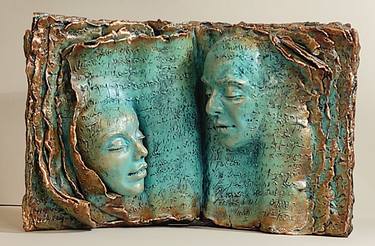 Original Contemporary Love Sculpture by Elena Kraft