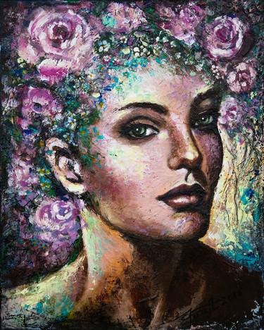 Original Fine Art Women Paintings by Elena Kraft