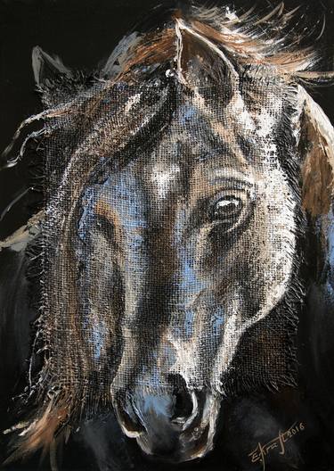 Print of Fine Art Horse Paintings by Elena Kraft