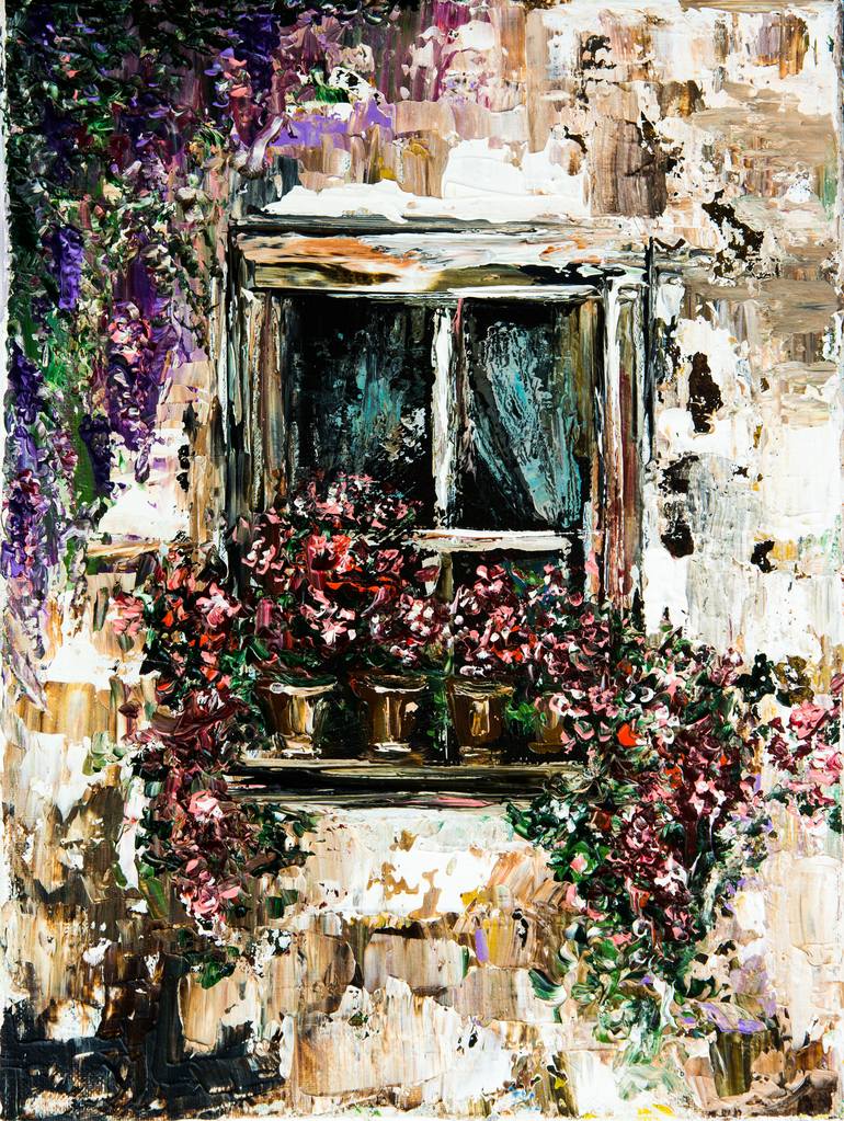 Old window Paintings by Olha Darchuk 