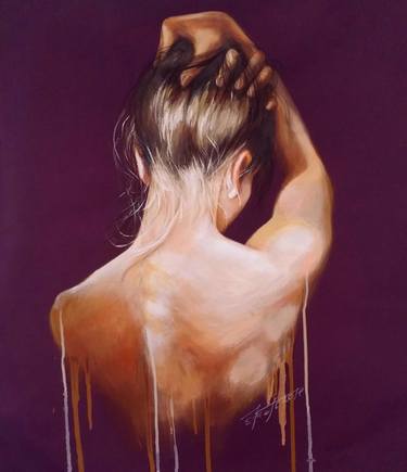 Original Figurative Women Paintings by Elena Kraft