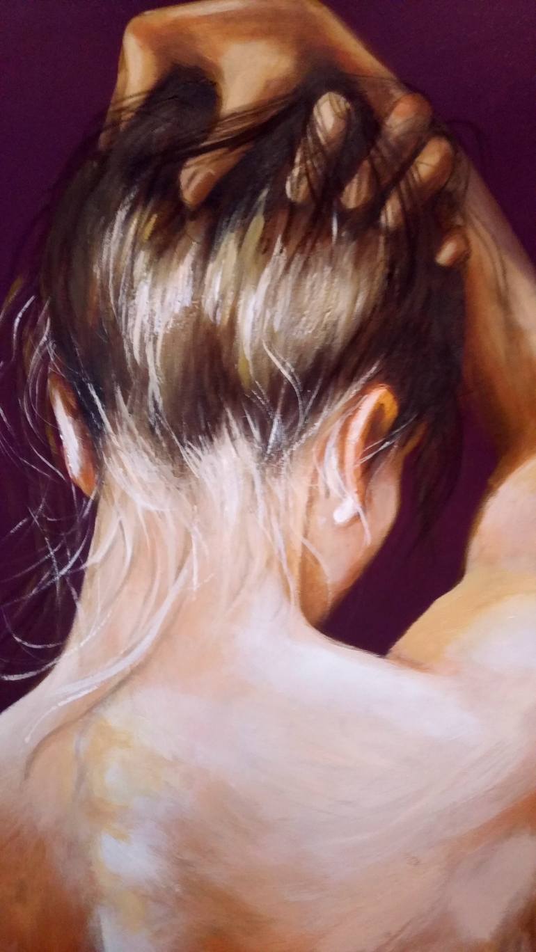 Original Figurative Women Painting by Elena Kraft