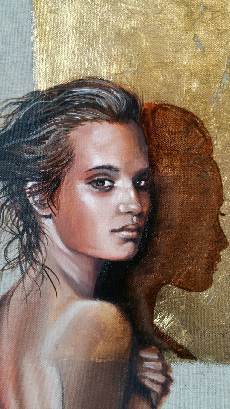 Original Figurative People Painting by Elena Kraft